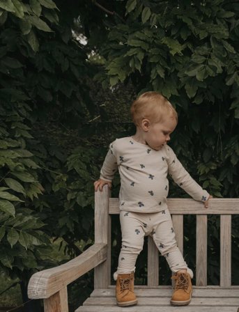 Garbo&Friends Jersey Long Sleeve T-Shirt Baby - Cream - 134/140