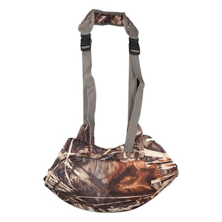 Ulkoilukäyttöön tarkoitetut monitoimiset, tuulenpitävät, kaulan ympäri ripustettavat naamiointihansikkaat, metsästyslaukku, talviset lämpimät hanskat