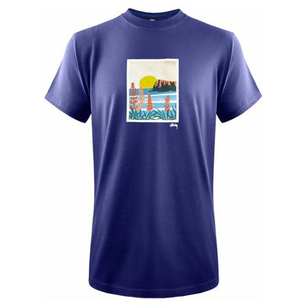 Stüssy - T-shirts - Blå - Herr - Storlek: M, Herr, Storlek: M