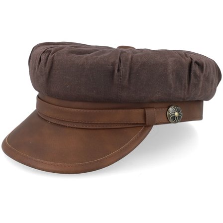 Jaxon & James - Bruin traditionalbeanie Cap - Jaxon & James Rebel Motorcycle Cap - Brown-s @ Hatstore