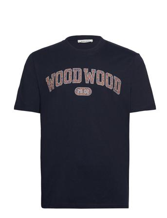 Bobby Ivy T-Shirt T-shirts Short-sleeved Marineblå Wood Wood*Betinget Tilbud