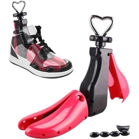 1 stk skostrekker, ny støvelstrekker for kvinner og menn, 4-veis strekkbar, for å forme innersålen