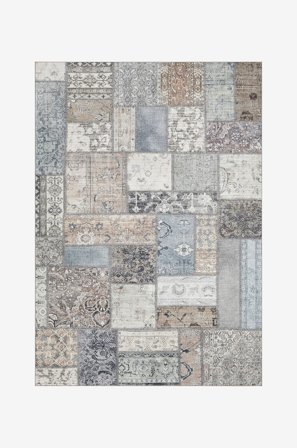 KM Home - Matto Tarfaya - Sininen - Sileät matot - 240X340 - - Homeroom