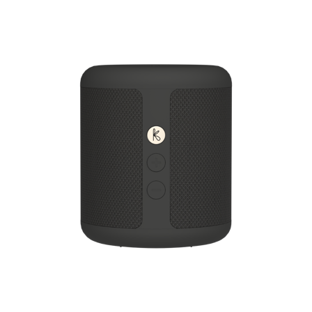 Kreafunk Karl - Trådløs Bluetooth Højttaler, Black, Genanvendt Stof, NFC, Mulighed For Trådløs Opladning Trådløs Bluetooth-Højtaler