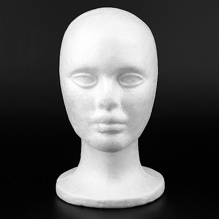 Mands Glat Kort Mannequin Hoved Model Paryk Hat Display