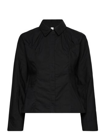 Eskamille Ls Shirt F Black Enkel Studio