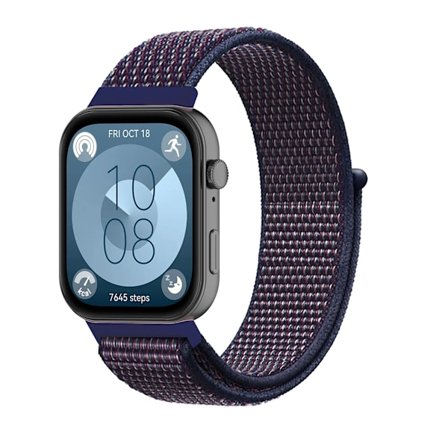 Nylonarmband för Huawei Watch Fit 4 3 Vävda Sport Smartwatch Armband Correa Huawei Watch Fit 4/4 Pro Armband Klockarmband