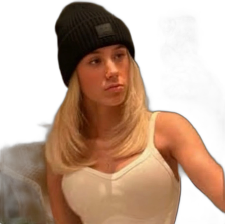 Svart ribbad mössa från Acne Studios