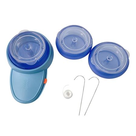 Helmikit Automatic Beading Beads 3 Pyörivän Kulhon Kanssa Nopea Helmen Pujoitus Helmikulhosetti Rannekkeille Blue