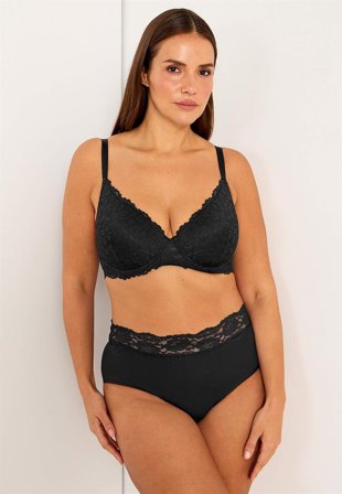 Cellbes of Sweden - Blonde-BH med bøjler Sara i sort til damer i størrelse 105B