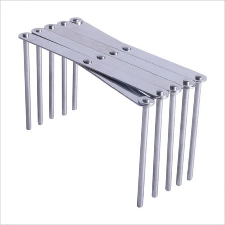 Keittiön säilytysteline kattilan kansille, ulosvedettävä ruostumattomasta teräksestä valmistettu teline - yux