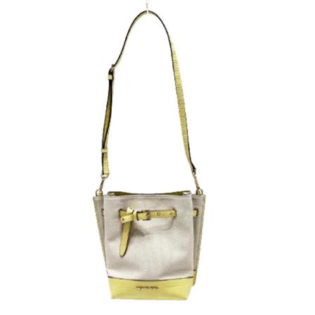 Michael Kors Pre-owned, Pre-owned Shoulder Bags Beige, Dames, Maat:ONE Size,Canvas