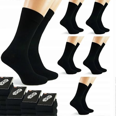 [CA] 6x Bomullsstrømper Bærekraftig Produkt Polsk