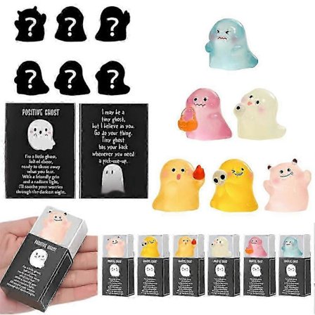 Mystery Mini Ghost Blind Box for hylle dekor