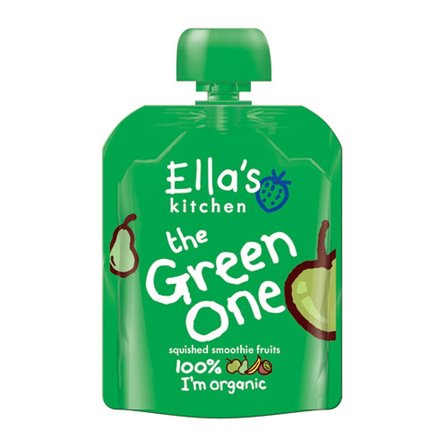 Ella's Kitchen Babysmoothie The Green One (6 mdr) Ø 90 g, Helse & Madvarer, Madvarer, Babymad