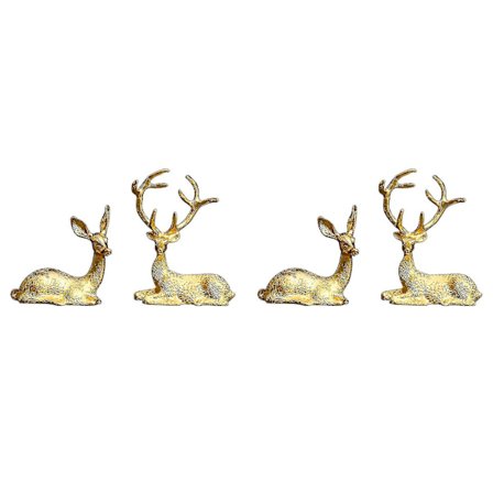 2 stk Edle Par Hjortedyr Statue Hjem Decor Samleobjekt Dyr Elg