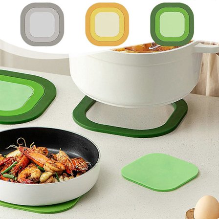 Jacenvly Rea Juldekorationer Isolerade Mattor, Värmebeständiga för Tallrikar, Skålar, Grytor, Koppar, Middag & Heminredning[D]