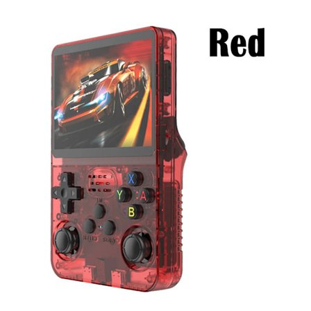 R36S Retro Håndholdt Videospilkonsol Linux System 128GB Spil-