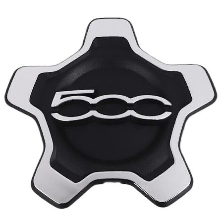 Navkapsel för bilhjul för 500X 2016-2022 6AN69LXHAA Dammskydd Biltillbehör Silver