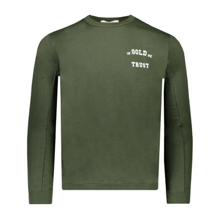 In Gold We Trust Trui , Groen , Heren , Maat: S