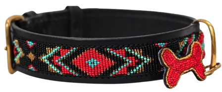 Zinj Design Terese Collar kaulapanta, M 53 x 3,0 cm, Red - Zinj Design