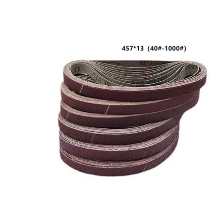 Slipeskiver, 13 x 457 mm. 5 stk. korn 40/60/80/120 for Black & Decker Po