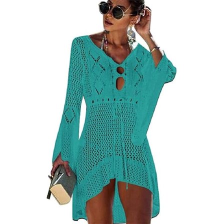 Cover-ups, Kvinders Åben Ryg Badedragt Hæklet Blonder Bikini Badedragt