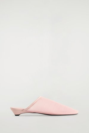 COS Damen Sheer Mesh Mules - Blau