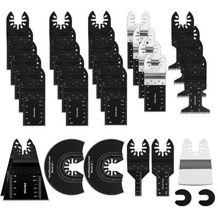 Multiværktøjssavklinger 31-pak - til træ, metal og plast