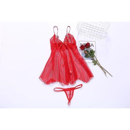 Sexig spets-bh och trosa set med strumpebandsbälte Damunderkläder Y-line Justerbar axelrem Transparent Brief BH-set, svart Inga strumpor Asian size L