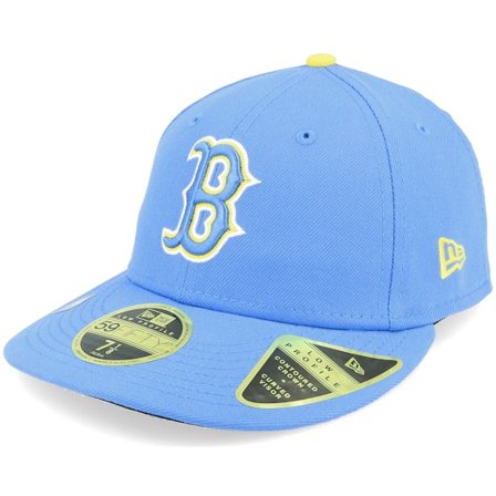 New Era - Azul fitted Gorra - Boston Red Sox MLB21 City Connect Off Low Profile 59FIFTY Blue Fitted @ Hatstore