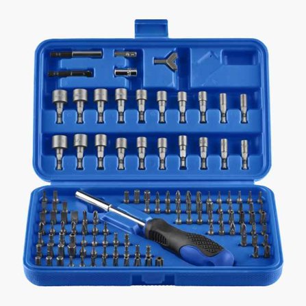 Bits- och hylssats 122 delar