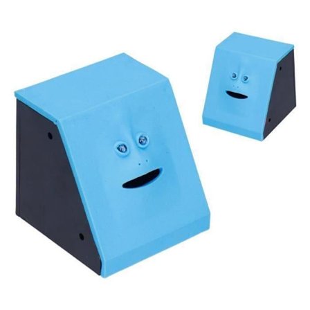 Vvikizy Kasvokas Elektronisesti Säästävä Pankki Lasten Kasvojen Säästölipas Lelu Sininen Kasvo