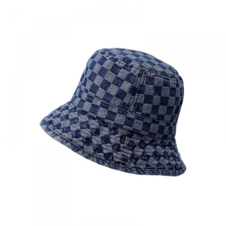 Dam Bucket Hat Fashion Checkerboard Bucket Hat Packable T