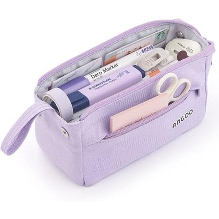 Penneskrin med stor kapasitet, slitesterkt etui, bærbar pennepose