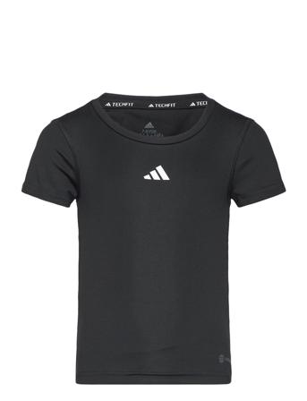 Techfit Aeroready Sport Icons Training T-Shirt T-shirt Sort Adidas Performance