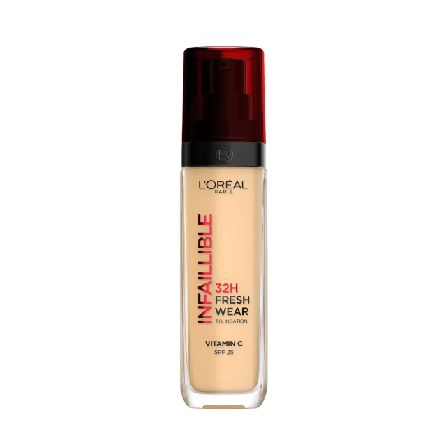 L'Oréal Paris Infaillible 32H Fresh Wear Foundation Dam Beige 30 ML
