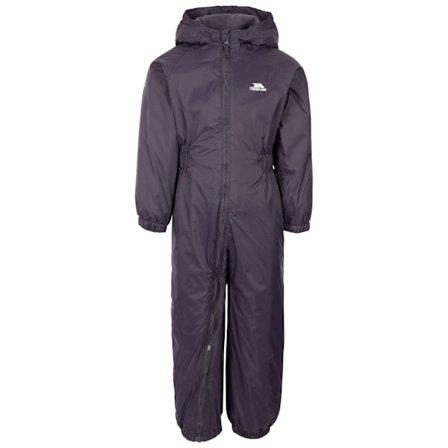 Trespass Babies Button Rain Suit 12-18 månader Mörkgrå