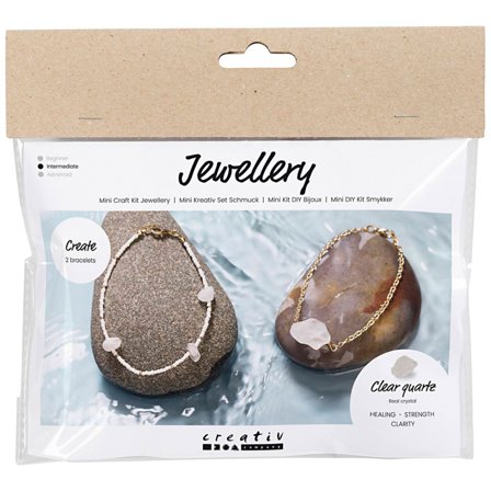 Mini DIY-kit Jewellery Clear Quartz
