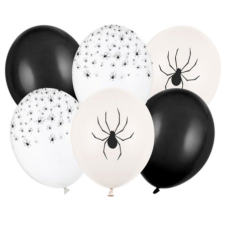 Latexballonger Edderkopper Blandede Farger
