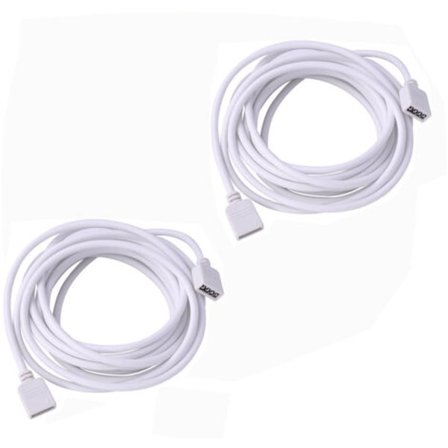 Forlengelseskabel med 4-pins kontakt for LED-strimler (2M, pakke med 2)