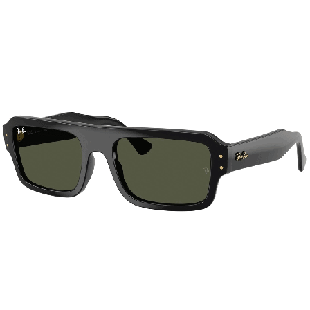Ray-Ban Lukas Bio-based Polished Black Green