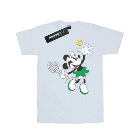 Disney Dam/Damer Minnie Mouse Tennis Bomull Boyfriend T-shirt