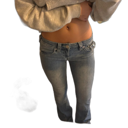Lågmidjade bootcut jeans True Religion