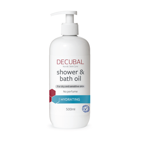 Decubal Shower & Bath Oil, 500 ml