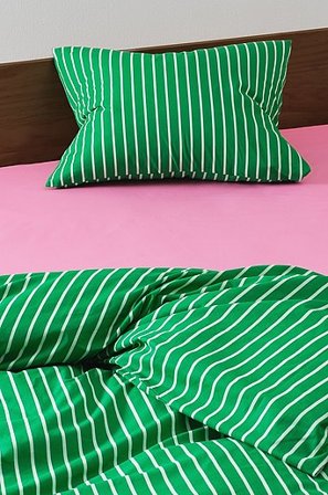 Jotex - Kussensloop Organisch Smaragdgroen/mint Smaragdgroen/mint - SIMA - Koop Kussenslopen bij Jotex