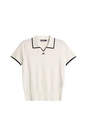 J.Lindeberg - Golf - Malva Knitted Polo Shirt - White - Woman - S