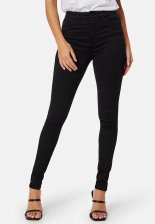 ONLY Royal Soft High Skin Jegg Black Klær