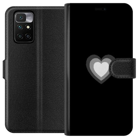 Kompatibelt Lommeboketui til Xiaomi Xiaomi Redmi 10 Soft Glow Heart