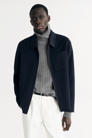 Soft Goat - Men's Overshirt - S - Navy